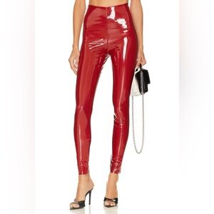 Commando Red (Lava) Patent Leather Pants